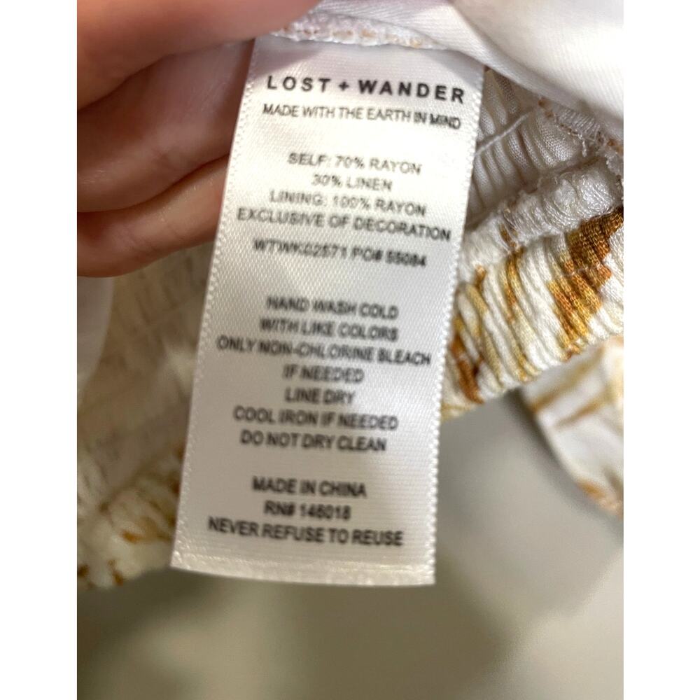 Lost + Wander Women's Tahiti Top & Midi Skirt Resort Hawaiian Size Medium - Picture 10 of 14